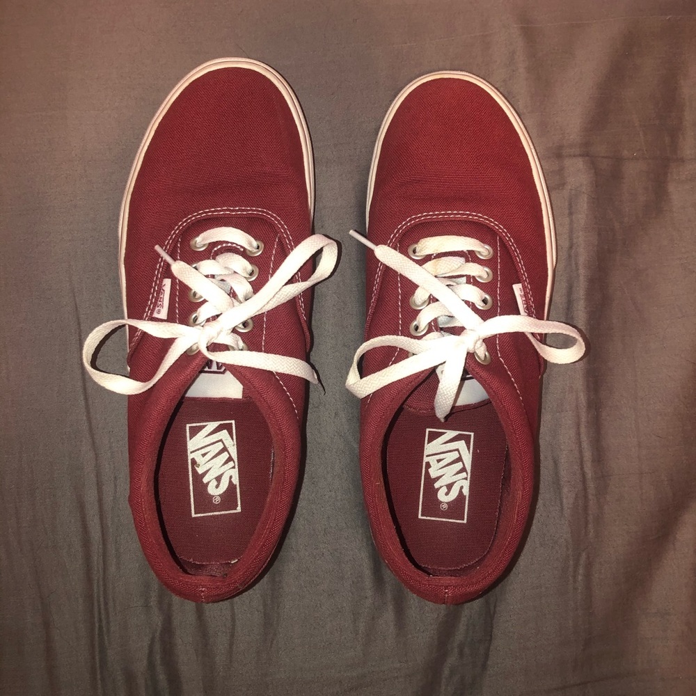 Maroon Vans